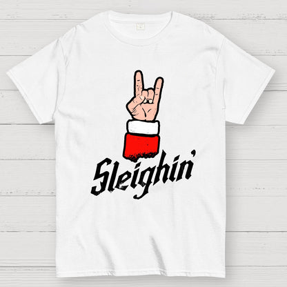 Sleighin' Christmas Geek T-Shirt