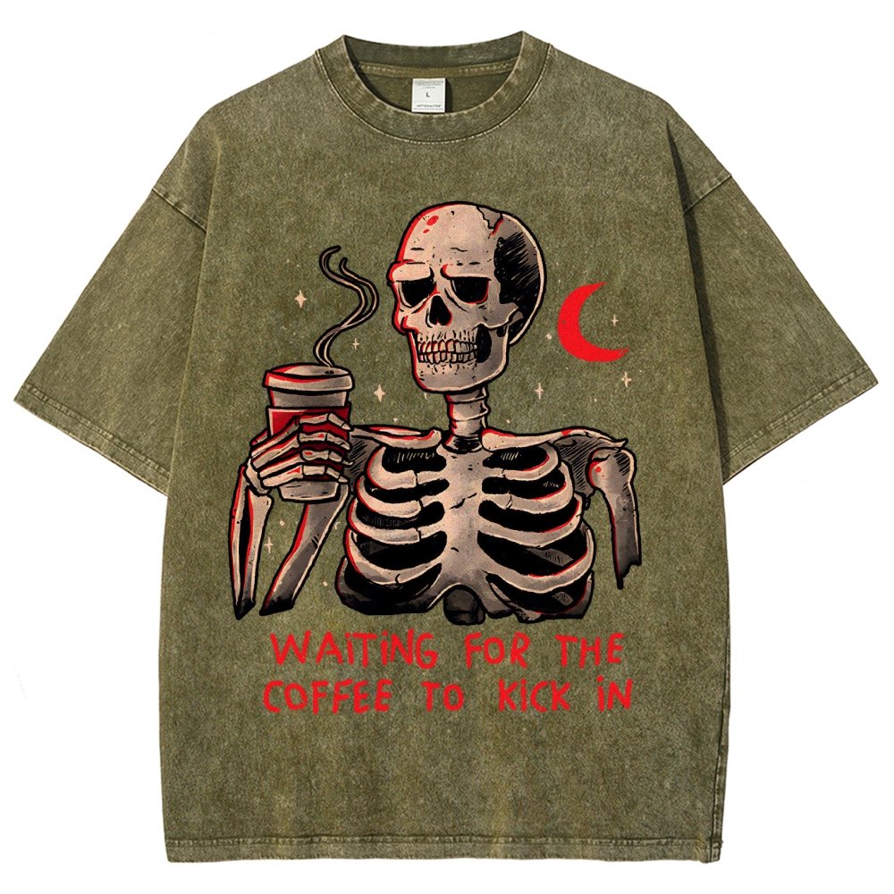 Coffee Keeps Me Alive Vintage Distressed T-shirt
