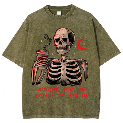 Coffee Keeps Me Alive Vintage Distressed T-shirt