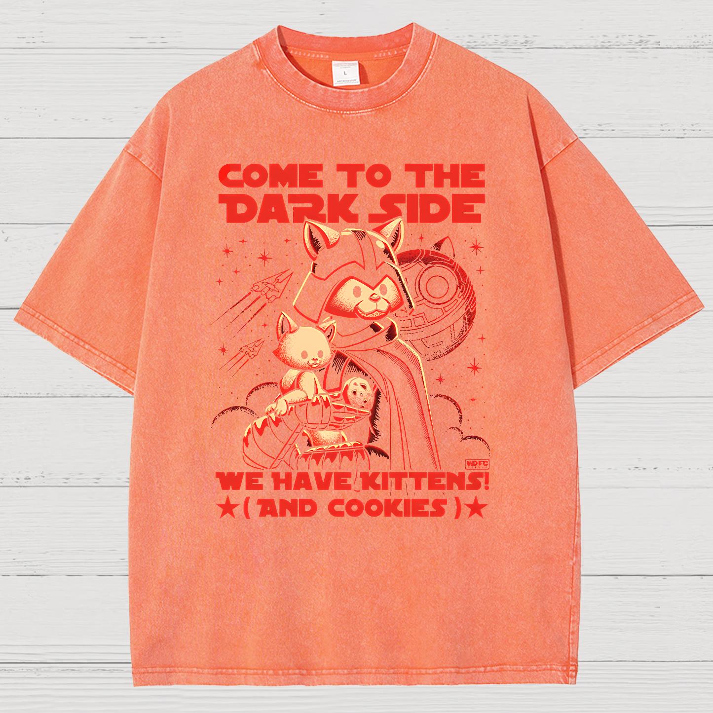 We Have Kittens and Cookies. Funny Vintage Distressed T-shirt
