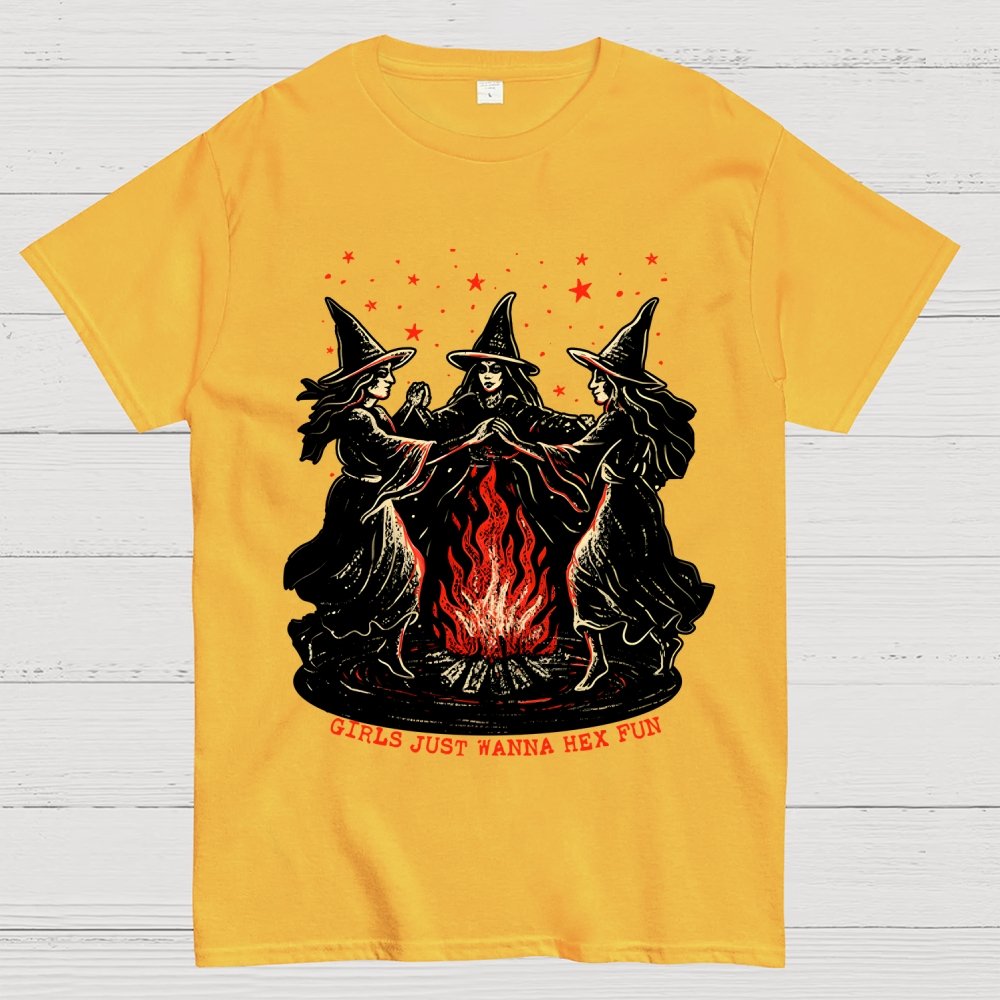 Girls Just Wanna Hex Fun Geek T-Shirt