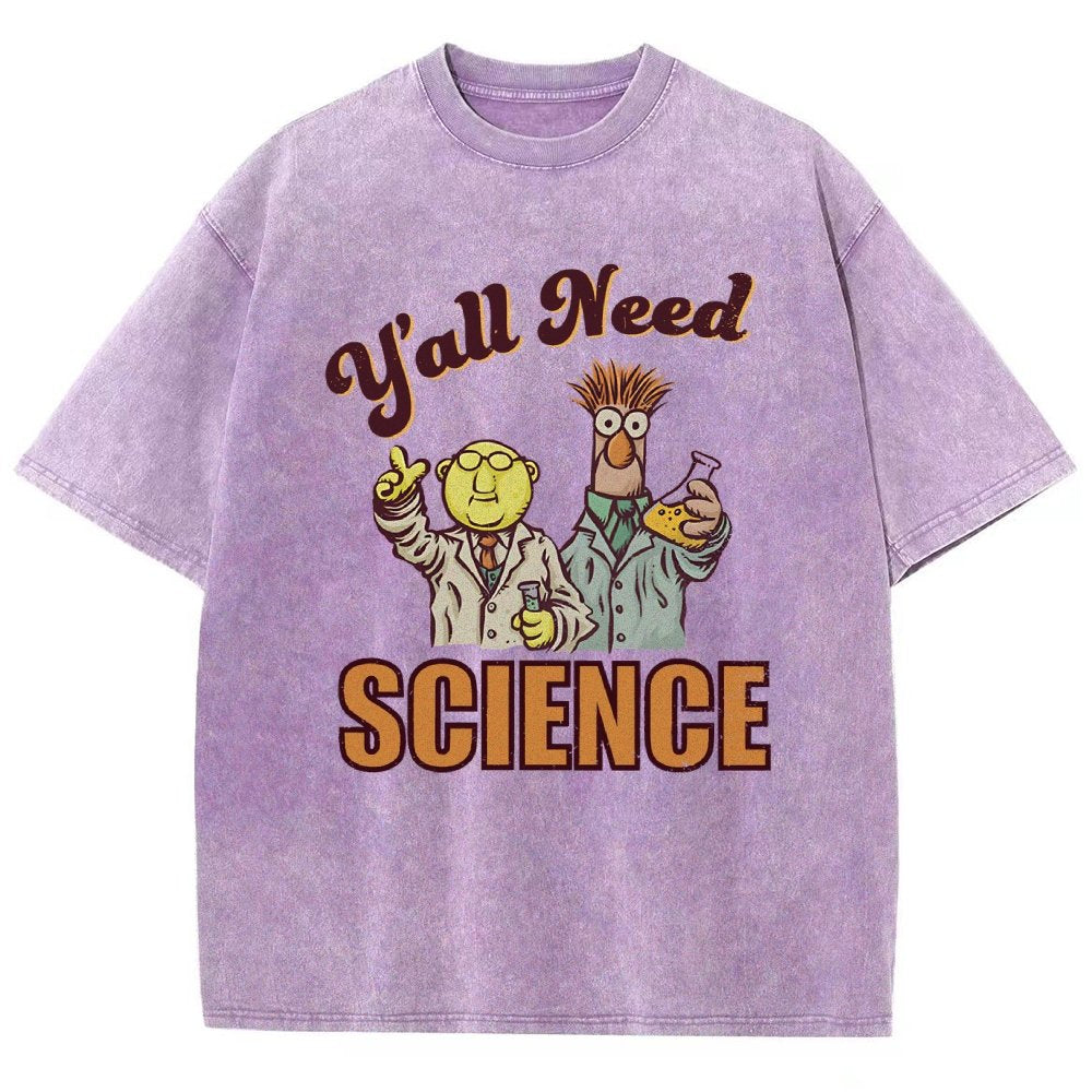 Y'all Need Science Vintage Distressed T-shirt