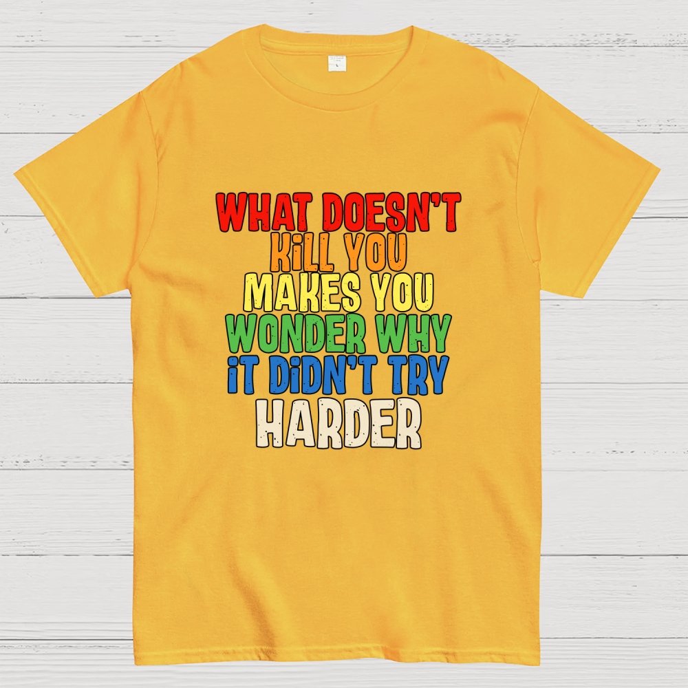 Try Harder Geek T-Shirt