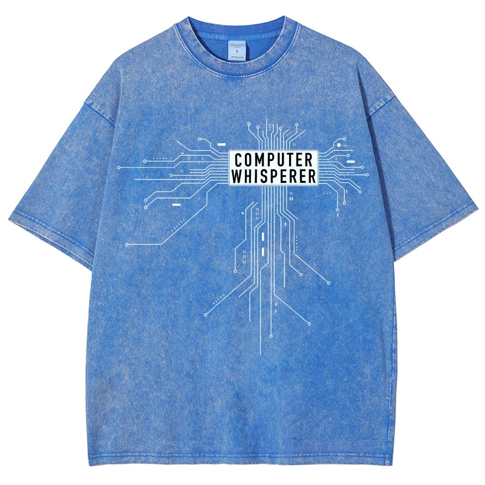 Computer Whisperer Vintage Distressed T-shirt