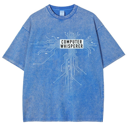 Computer Whisperer Vintage Distressed T-shirt