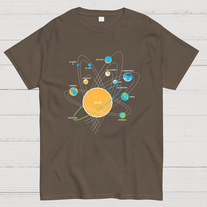 Solar System Geeky T-Shirt