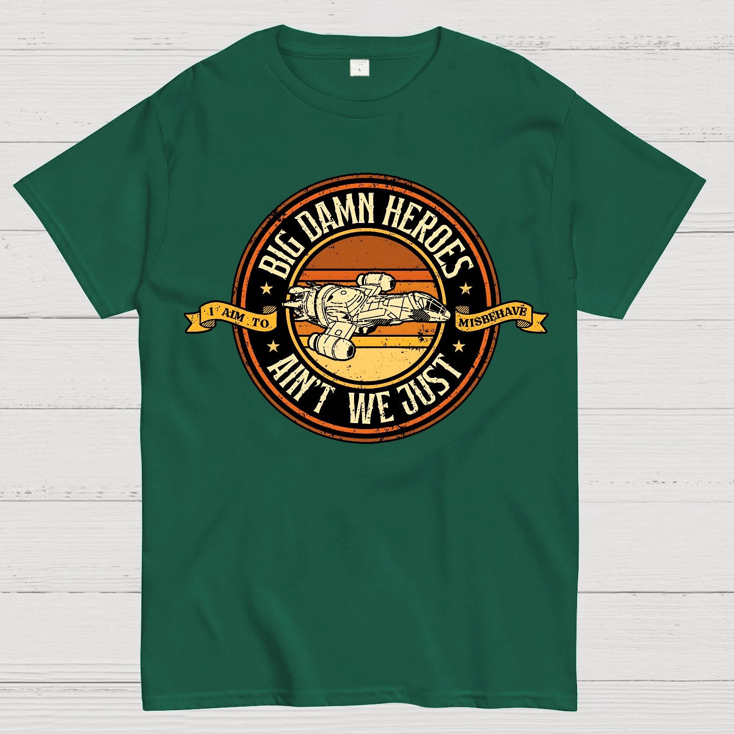 Big Damn Retro Heroes Geek T-Shirt