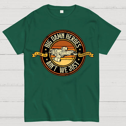 Big Damn Retro Heroes Geek T-Shirt