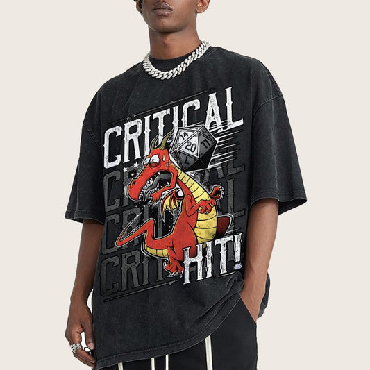 Super Crit Hit Vintage Distressed T-shirt
