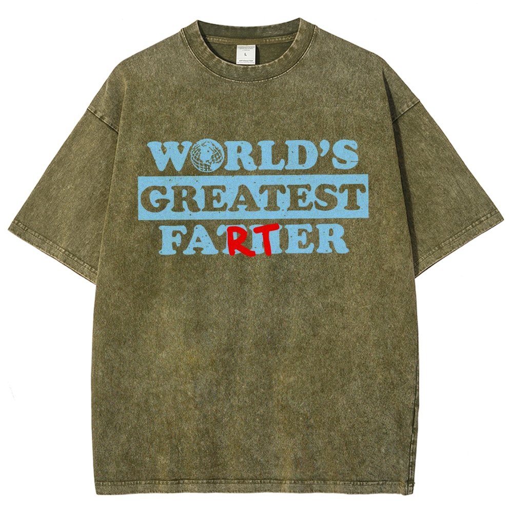 Father's Day Farter Vintage Distressed T-shirt