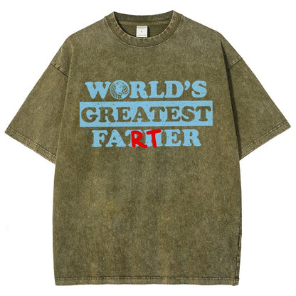 Father's Day Farter Vintage Distressed T-shirt