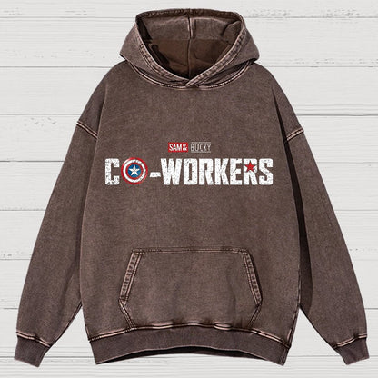 Co-Workers Vintage Distressed Hoodie