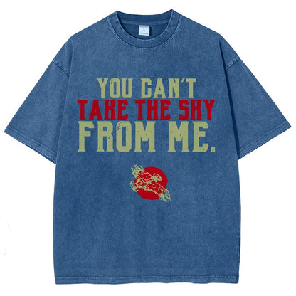 Serenity Front Vintage Distressed T-shirt