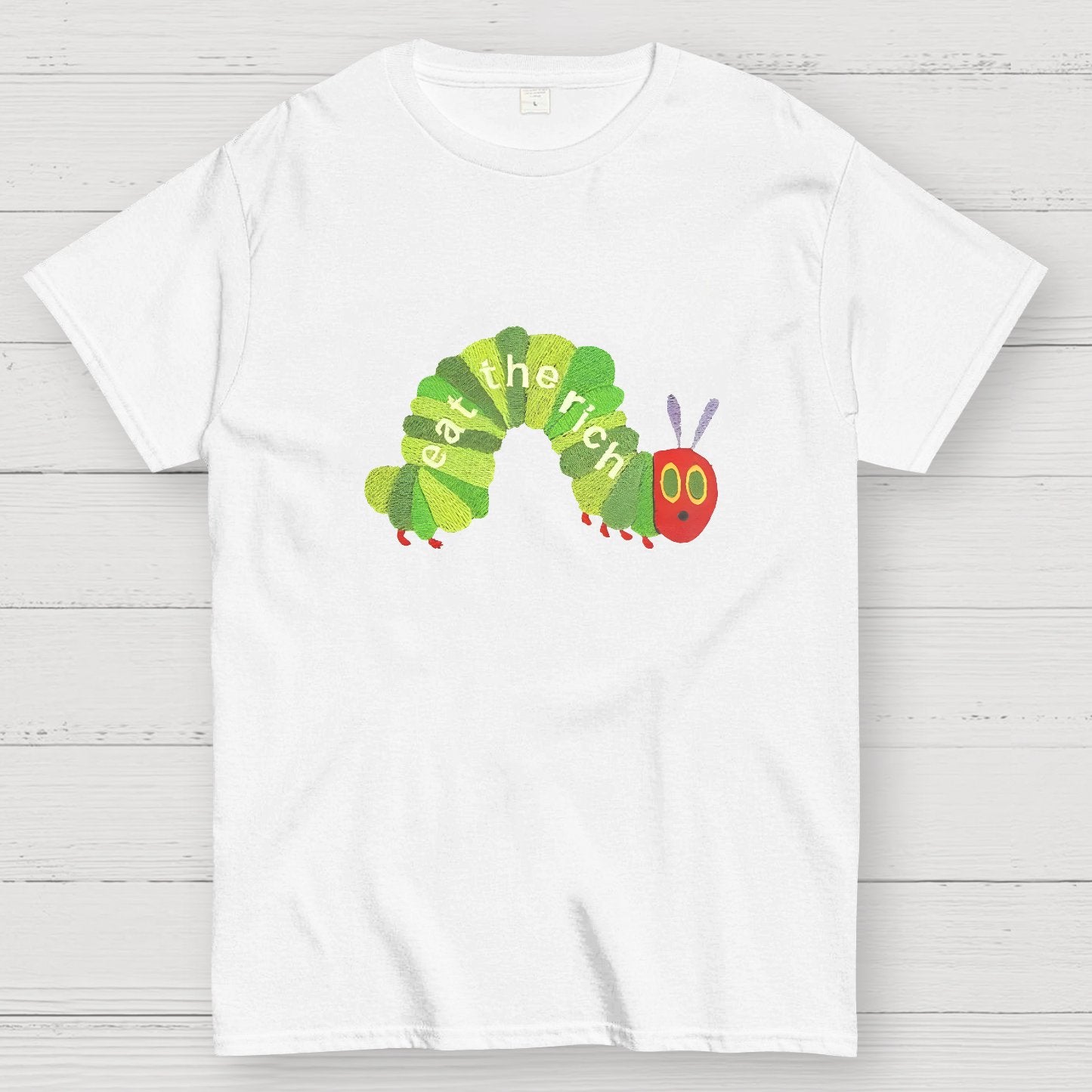 Eat the Rich Print Geek T-Shirt