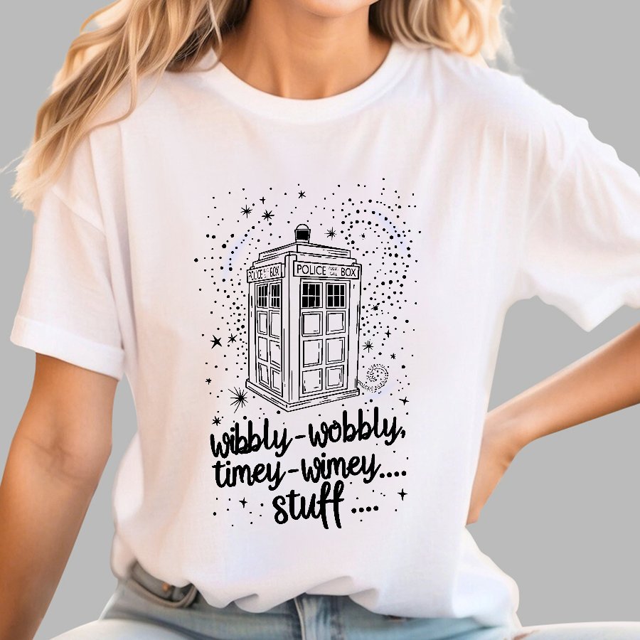 Wibbly wobbly, timey wimey Christmas Geek T-Shirt