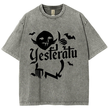 Yesferatu Vintage Distressed T-shirt