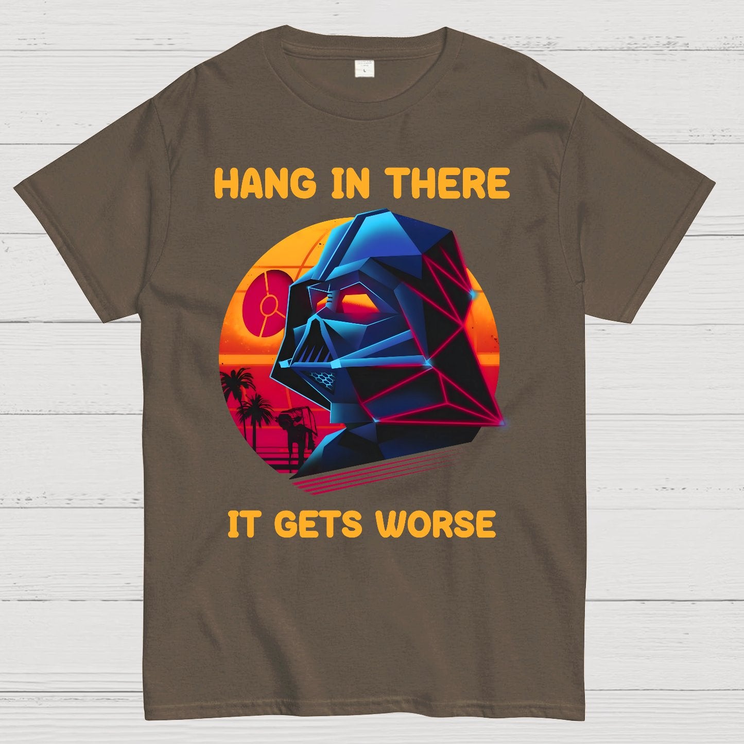 Hang In There It Gets Worse Geek T-Shirt