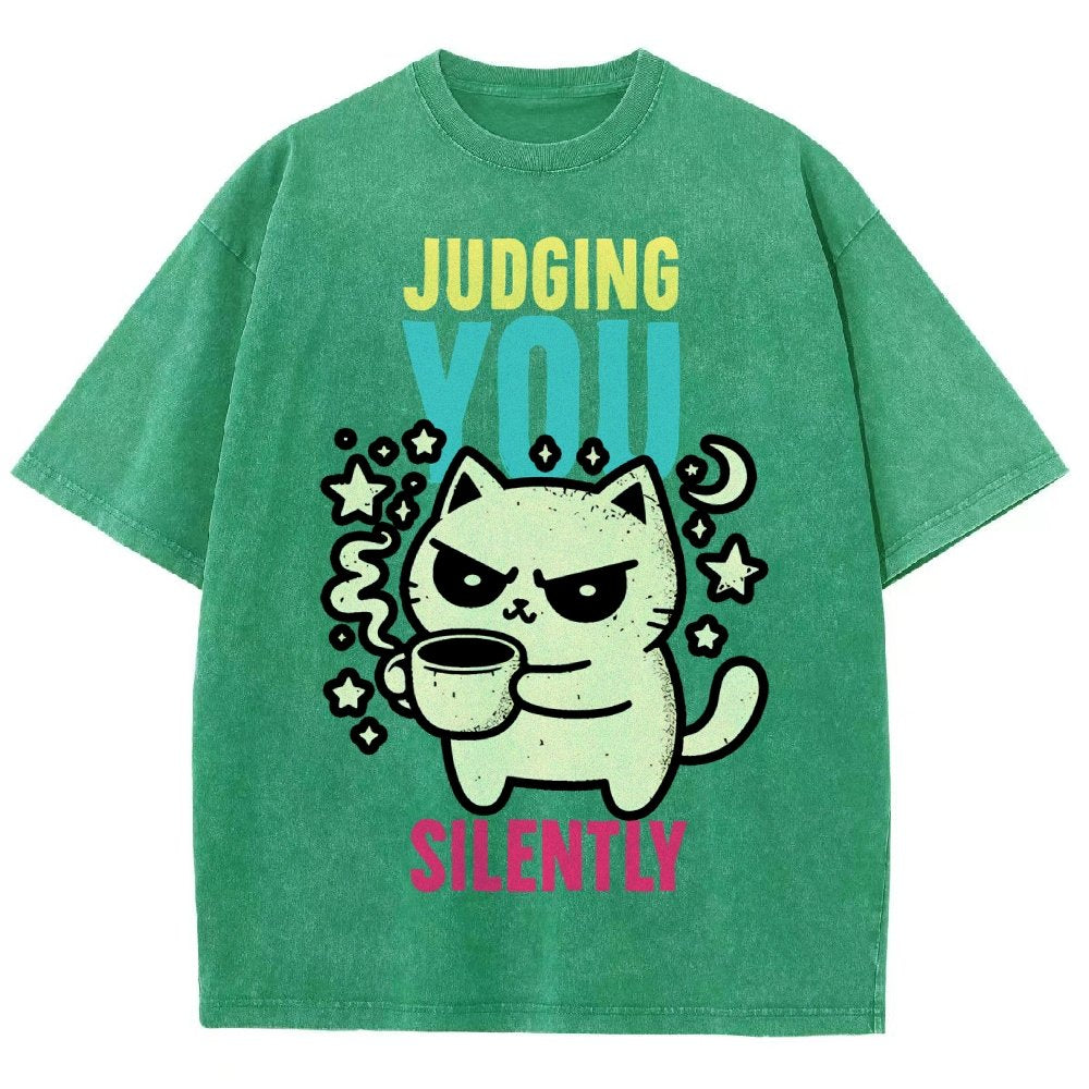Judging You Vintage Distressed T-shirt