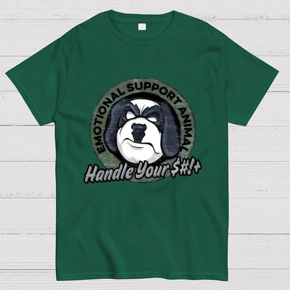 Emotional Support Animal Handle Your $#*!+ Geek T-Shirt