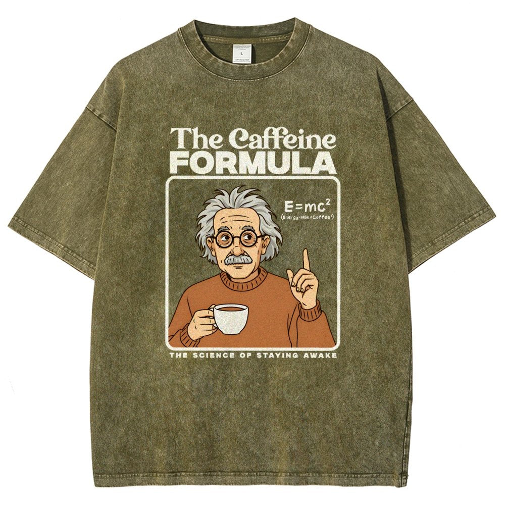 Caffeine Formula Vintage Distressed T-shirt
