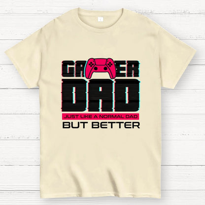 Gamer Dad for Fathers day Geek T-Shirt