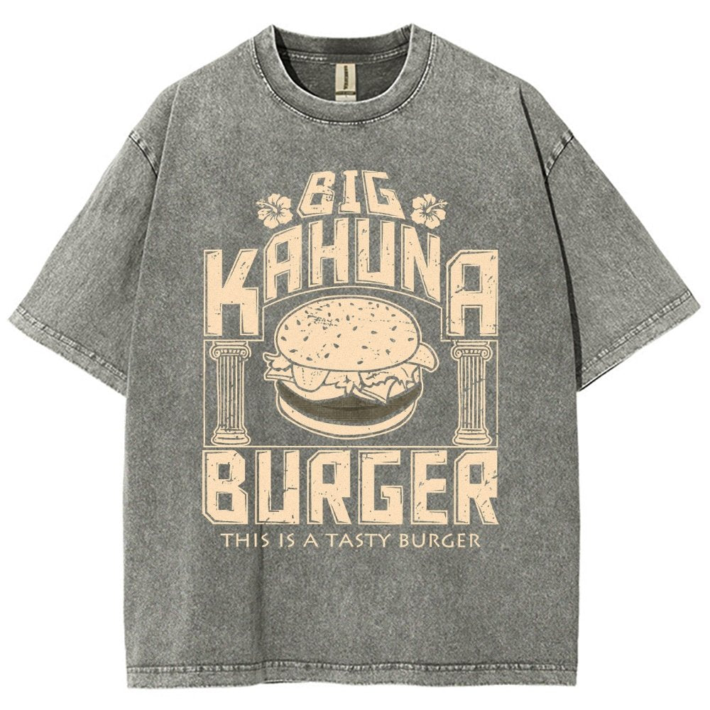 Big Wave Burger Vintage Distressed T-shirt