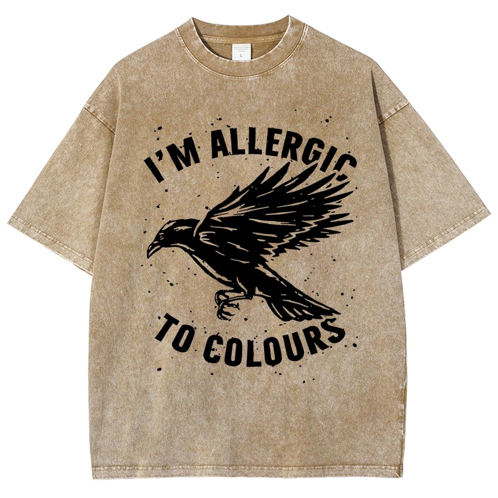 Im Allergic To Colours Vintage Distressed T-shirt