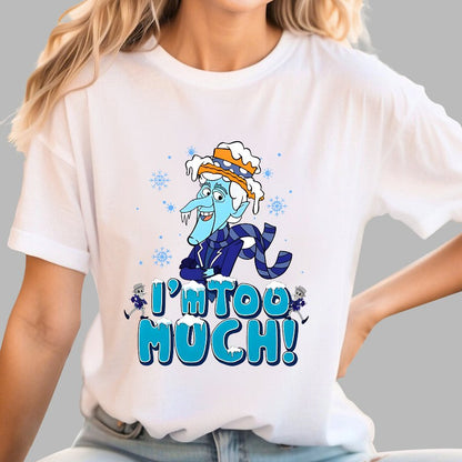 Winter Brothers' Christmas Matching I'm Too Much Geek T-Shirt