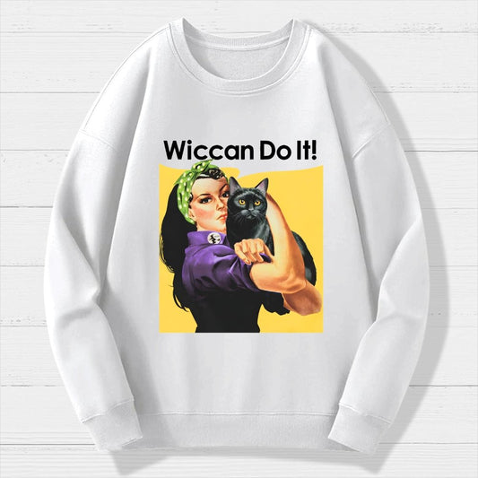 Wiccan Do It Geek Cotton Sweatshirt