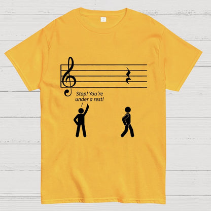 Stop Under a Rest Music Geek T-Shirt