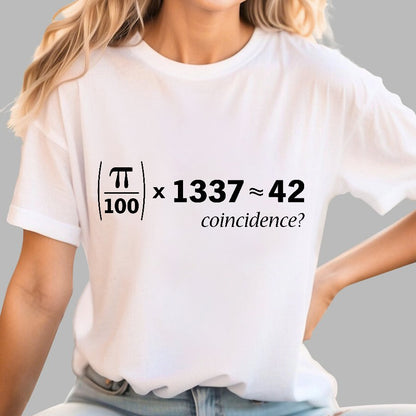 Coincidence Pi 42 Geek T-Shirt
