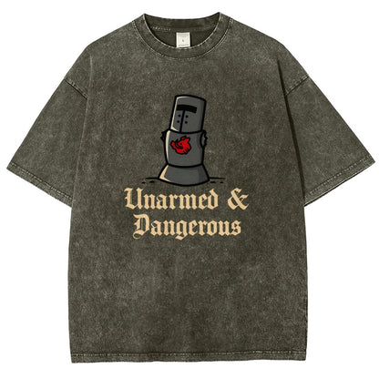Unarmed And Dangerous Vintage Distressed T-shirt