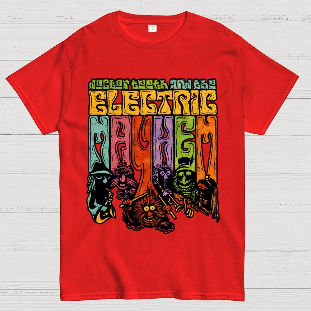 The Psychedelic Mayhem Geek T-Shirt