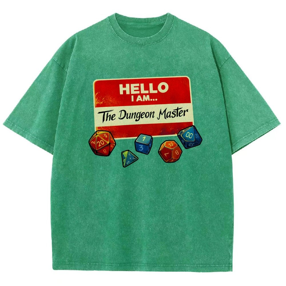 Hello I Am The Dungeon Master Vintage Distressed T-shirt