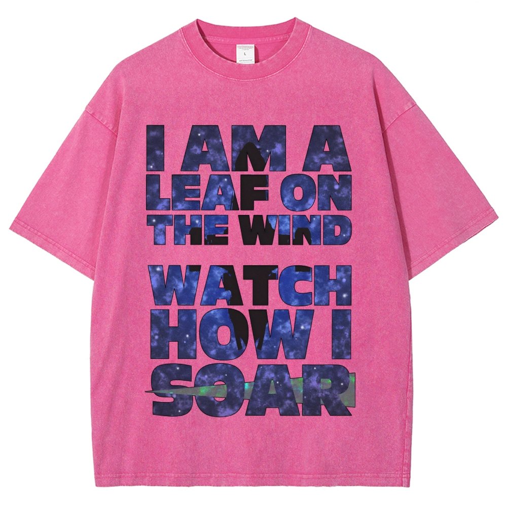 Leaf on the Wind Vintage Distressed T-shirt