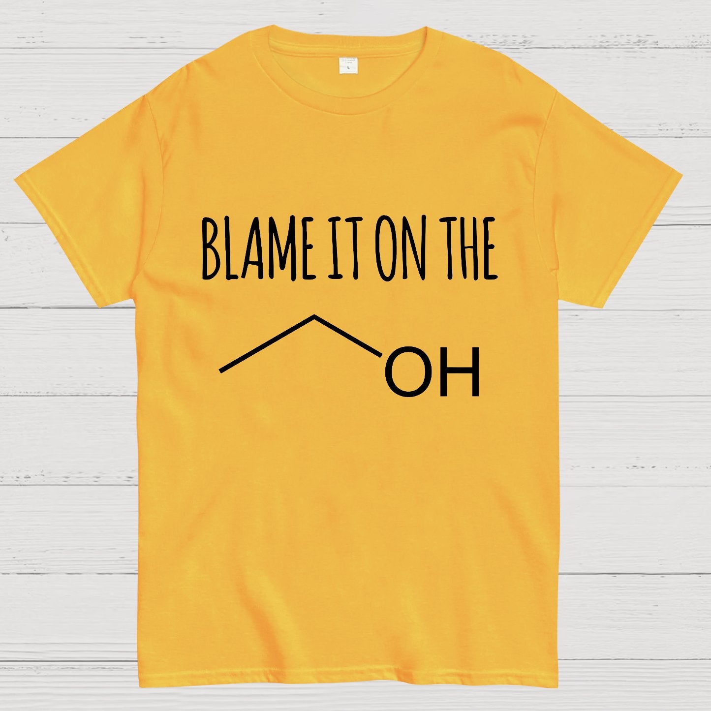 Blame It On The Alcohol Geeky T-Shirt
