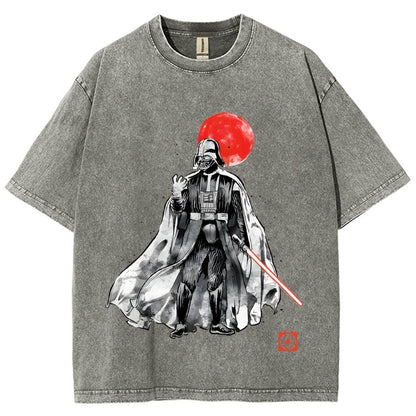 Dark Lord Sumi-E Vintage Distressed T-shirt