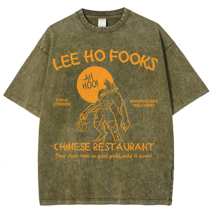 Lee Ho Fooks Chinese Restaurant Vintage Distressed T-shirt