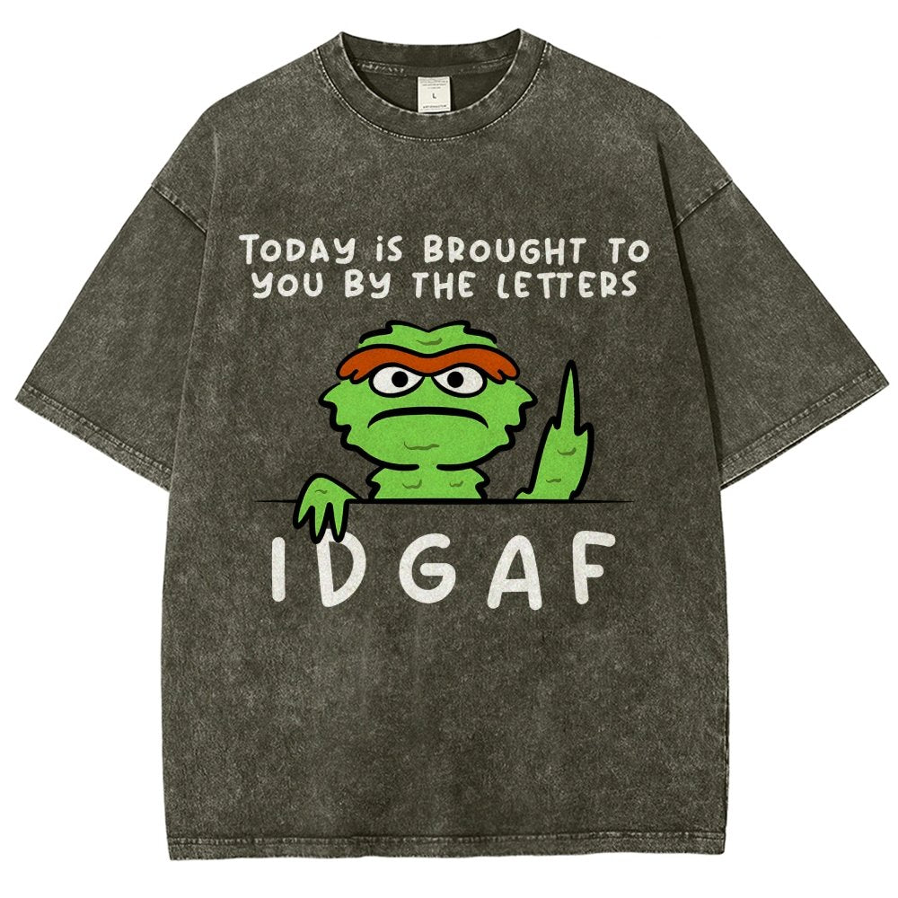 IDGAF Vintage Distressed T-shirt