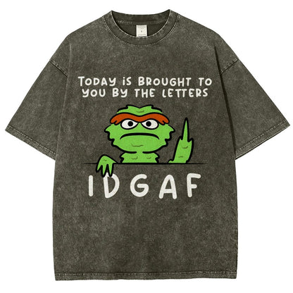 IDGAF Vintage Distressed T-shirt
