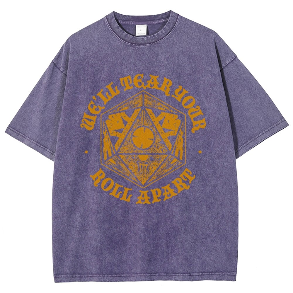 Lament D20 Vintage Distressed T-shirt