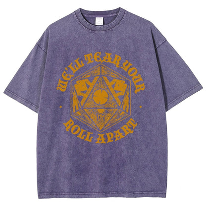 Lament D20 Vintage Distressed T-shirt
