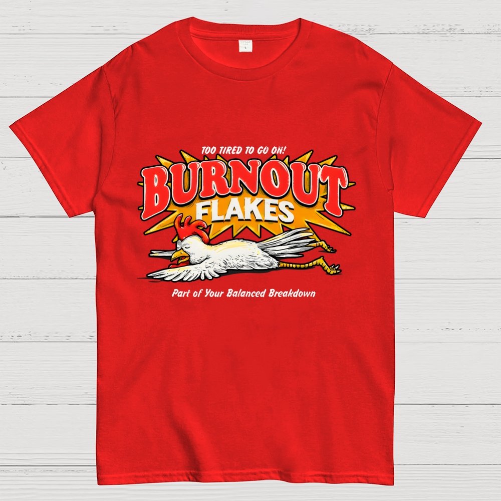 Burnout Flakes Geek T-Shirt