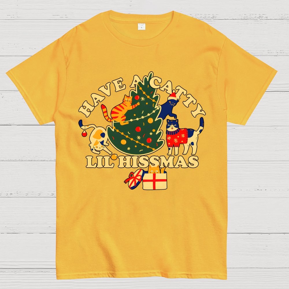 Have A Catty Lil Hissmas Geek T-Shirt