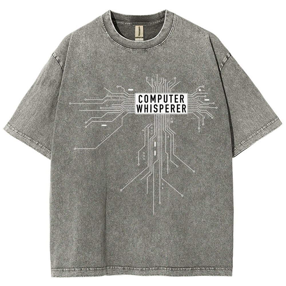 Computer Whisperer Vintage Distressed T-shirt