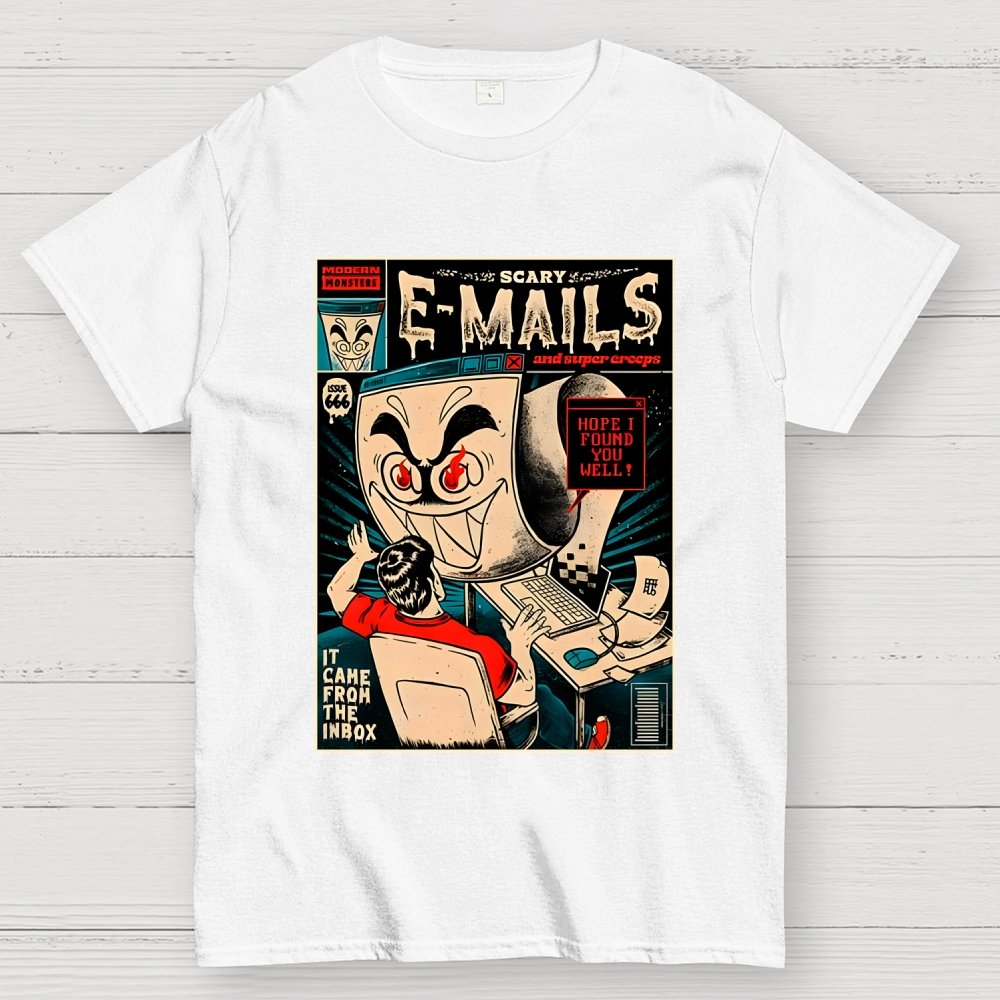 Scary E-mails Geek T-Shirt