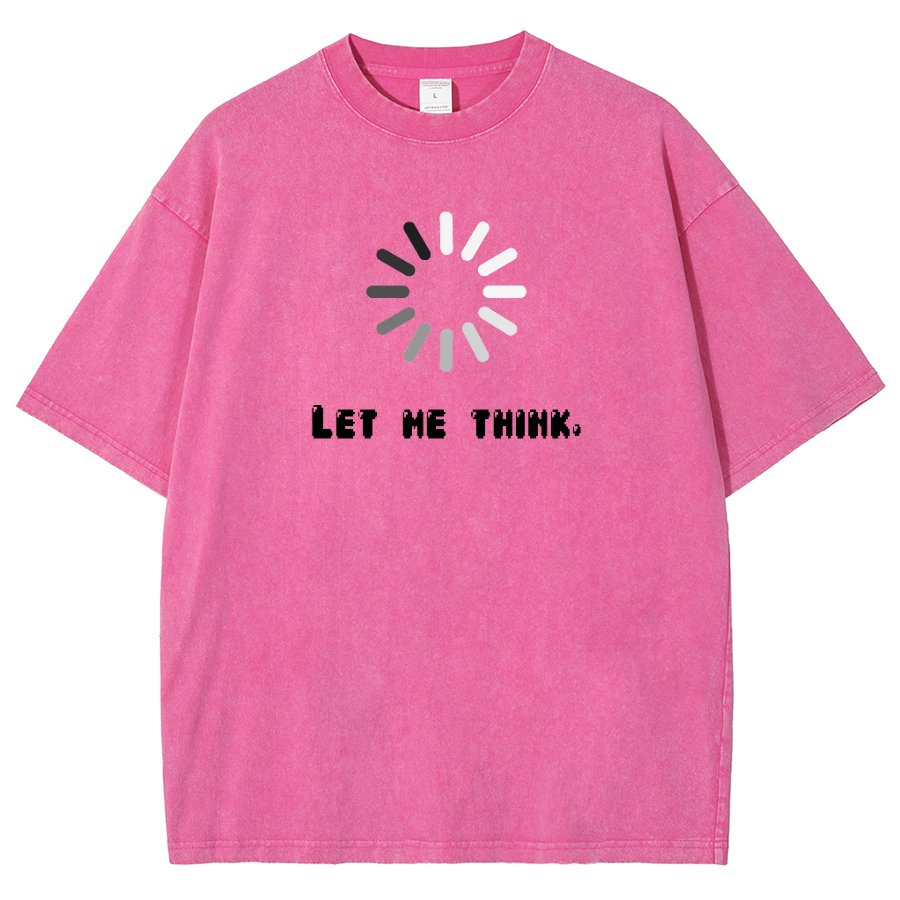 Let Me Think Vintage Distressed T-shirt