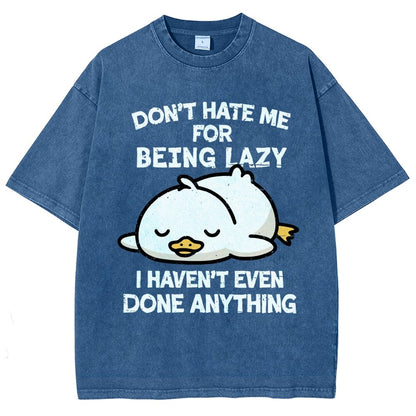 Duck Done Nothing Vintage Distressed T-shirt