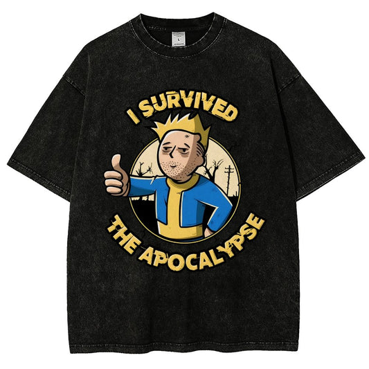 I Survived Vintage Distressed T-shirt