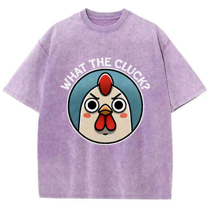 What The Cluck Vintage Distressed T-shirt